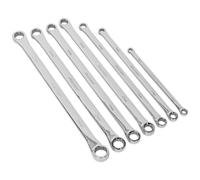 Sealey Doppia Estremità Chiave ad Anello Set 7pc extra-Lunga Metrico AK6311