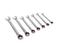 Sealey Walldrive 100t Cricchetto Reversibile Set Chiavi Combinate 8mm-19mm - 7pc