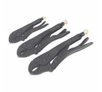 Sealey AK668 Bloccaggio Pinze Set 3pc Ruggine Resistente