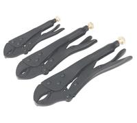 Sealey Bloccaggio Pinze Set 3pc Ruggine Resistente AK668