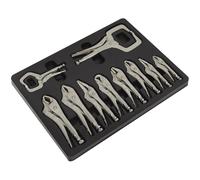 Sealey Bloccaggio Pinze Set 10pc AK6800