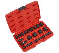 Set Di Chiavi A Impatto 17 Pezzi 3/8" Sq Drive Metric - Sealey AK68217 Nuovo