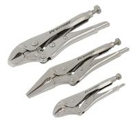 Sealey AK6876 Premier Bloccaggio Pinze Set 3pc