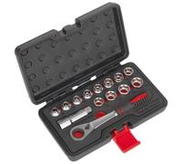 Sealey AK6926 Presa Set 14pc Penetranti Profilo Basso Walldrive Metrico