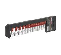 Sealey AK69813 Chiavi a Bussola per Rimozione Set 13pc 1/4""Sq Drive Totale