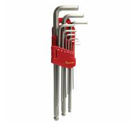 Sealey AK7140 Estremità a Sfera Set Chiavi Esagonali 9pc extra-Lunga Metrico