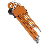 Sealey AK7175 Premier Imperial extra-Lunga Estremità a Sfera Hex Chiave Set 9pc
