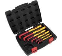 Set Di Chiavi A Esagono Sealey 6 Pezzi Extra-Lunghi VDE AK7177