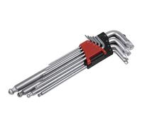 Sealey Estremità a Sfera Set Chiavi Esagonali 9pc extra-Lunga Lock-On&trade