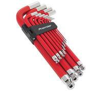 Sealey Jumbo Estremità a Sfera Set Chiavi Esagonali 13pc Anti-scivolo - Metrico