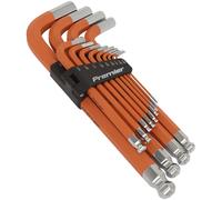 Sealey Jumbo Estremità a Sfera Set Chiavi Esagonali 13pc Anti-scivolo - Imperial