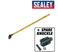 Sealey AK730G Oro Alimentazione Breaker BAR 60cm 1.3cm Drive + Ricambio Snodo