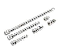 Sealey AK7690 Oscillante/Rigido Prolunga Adattatore & Universale Giunto Set 6pc
