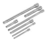 Wobble/Rigido Prolunga Set 7pc 0.6cm,1cm & 1.3cmSq Drive - Sealey AK770 Nuovo