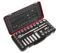 Sealey AK7923 Premier Platino Metrico/Cuscinetto Presa Set 1cmSq Drive 37pc