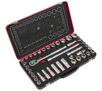 Sealey AK7925 Premier Platino Metrico/Cuscinetto Presa Set 1.3cmSq Drive 40pc