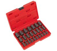 Sealey Multi-Chiave Estrattore Viti Set 25pc AK8182