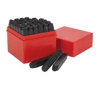 Sealey Lettera e Numero Punzone Set 36pc 8mm AK8297