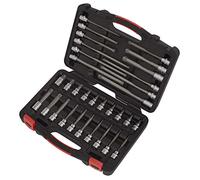 Sealey Professionale Trx-Star Bussola Torx Set Punte 30pc 1cmSq Drive T20 - T70