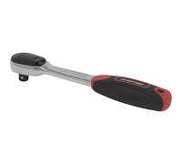 Sealey AK8976 Cricchetto Chiave 0.6cmSq Drive Antipolvere Aletta Inversa Platino