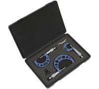 Sealey AK9651M Micrometro Set 3pc Metrico