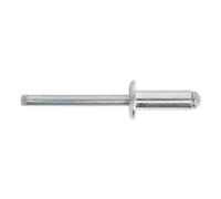 Sealey Alluminio Cieco Rivetto Flangia Standard 6.4 x 12mm Confezione Di 200