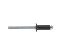 Sealey Alluminio Rivetto Nero Flangia Standard 4.8 x 14mm Confezione Di 200