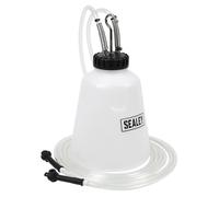 Sealey Alto Flusso Doppio Tubo Freno Spurgo Bottiglia 2L Per Utilizzato Per ABS