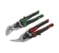 Sealey AK69072 Alto Leva ad Angolo a Doppia Leva Latta Forbici Set 2pc