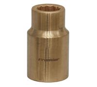 Sealey Anti Scintillante Presa 12mm 1.3cmD Walldrive 12 Punto Berilio Rame NS045