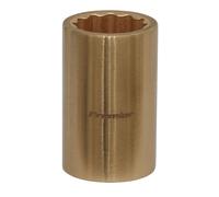 Sealey Anti Scintillante Presa 17mm 1.3cmD Walldrive 12 Punto Berilio Rame NS050
