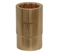 Sealey Anti Scintillante Presa 18mm 1.3cmD Walldrive 12 Punto Berilio Rame NS051