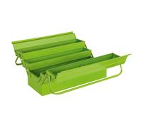 Cantilever Cassetta Attrezzi 4 Vassoio 530mm Hi-Vis Verde - Sealey AP521HV Nuovo