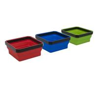 Sealey APCSTS Magnetico Parti Carrelli - 3pk - Pieghevole Rosso Verde Blu - 11cm
