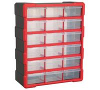 Sealey APDC18R 18-drawer cabinet box, rosso