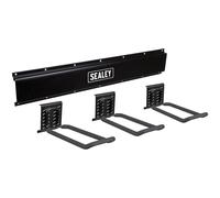 Sealey APHKIT7 Montaggio a Parete 3 Estremità Chiusa Gancio Conservazione Barre