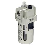 Sealey Aria Attrezzo Lubrificatore Massimo Flusso 175cfm Output 125 Psi SA206L