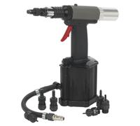 Sealey Aria Idraulico Dado Rivettatrice Resistente Vuoto Sistema Misure M3 A M12