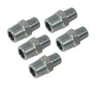 Sealey Aria Riduzione Union 1cmBSPT A 0.6cmBSPT 100psi 7bar Confezione D 5 AC100