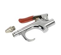 Sealey Aria Soffio Pistola Palma Tipo Con 0.6cmBSP Ingresso & Safety Ugello