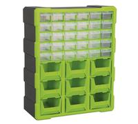 Sealey Armadietto Scatola 39 Cassetto - Verde/Nero APDC39HV