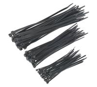 Sealey Assortimento Di Fascette Nere Confezione Da 75 CT75B