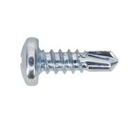 Sealey Auto-Perforanti Vite 4.2 x 13mm Pan Testa Phillips Zinc Confezione Di 100