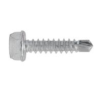 Sealey Auto-Perforanti Vite 4.2 x 19mm Testa Esagonale Zinco Confezione Di 100