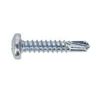 Sealey Auto-Perforanti Vite 4.8 x 25mm Pan Testa Phillips Zinc Confezione Di 100