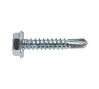Sealey Auto-Perforanti Vite 4.8 x 25mm Testa Esagonale Zinco Confezione Di 100