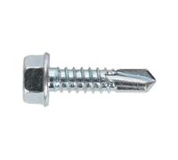 Sealey Auto-Perforanti Vite 6.3 x 25mm Testa Esagonale Zinco Confezione Di 100