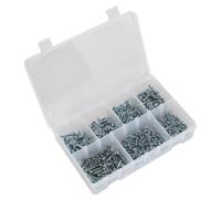 Sealey AB060SDS Auto-Filettante Vite Assortimento 500pc Pan Testa Phillips Zinco