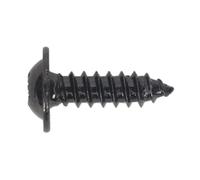 Sealey Autofilettanti Vite 4.8 x 16mm Flangiato Testa Nera Pozi Pacco Di 100