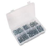 Sealey Autofilettanti Vite Assortimento din 7982 510pc Svasate Pozi Zinco AB062S